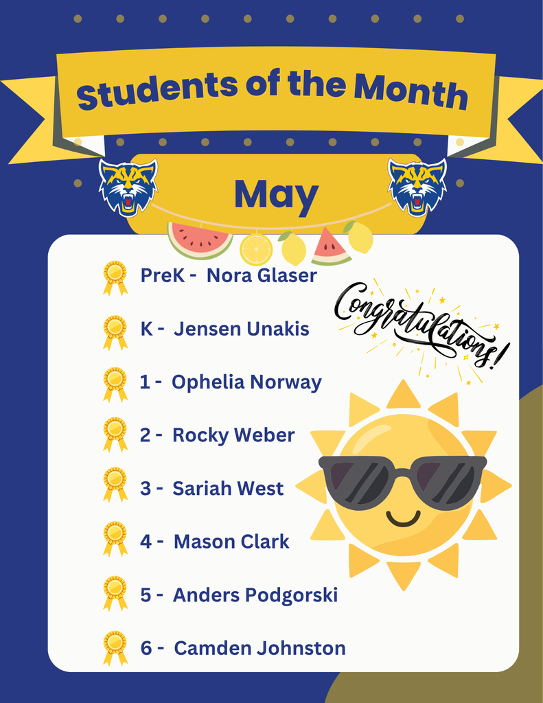 May Students of the Month