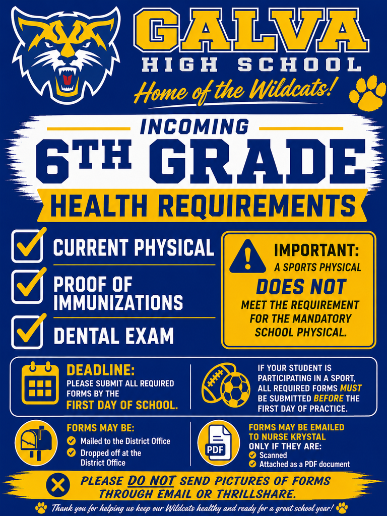 6th Grade Health Requirements