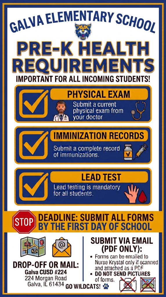 Pre-K Health Requirements