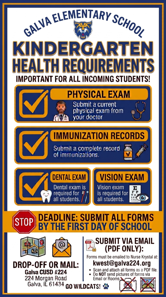 Kindergarten Health Requirements