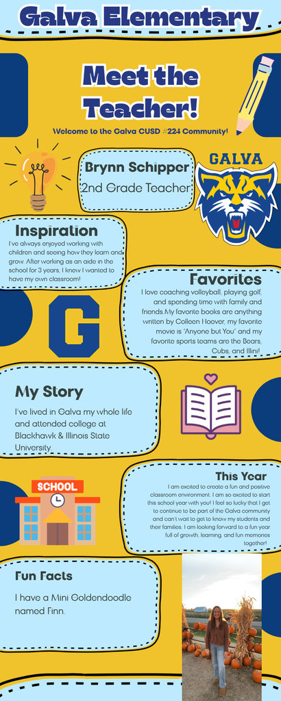 Meet the Teacher - Mrs. Schipper