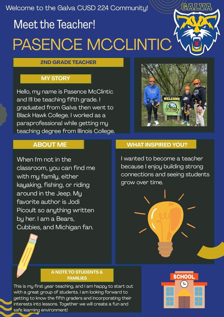 Meet the Teacher - Mrs. McClintic