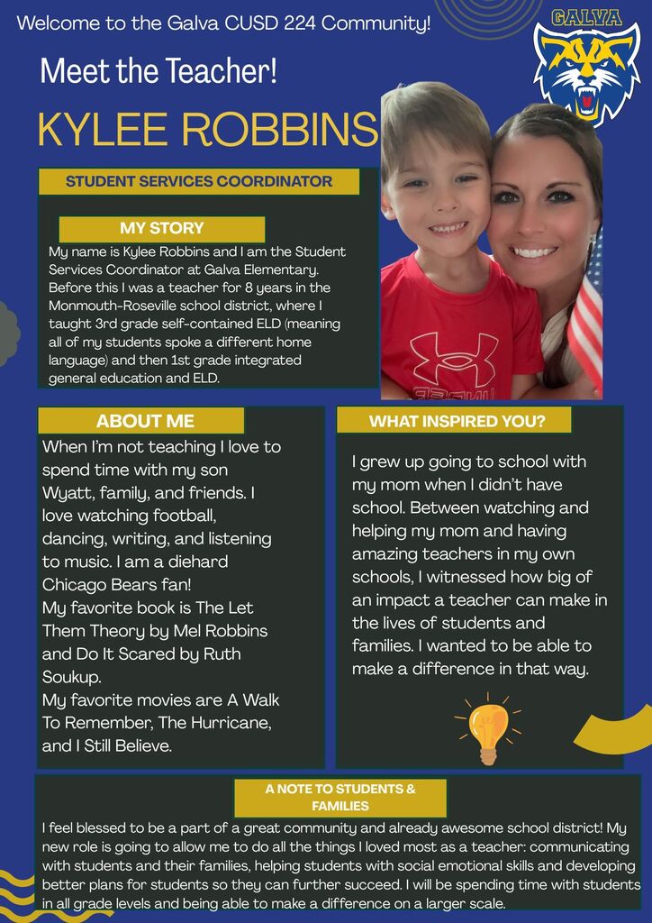 Meet the Teacher - Ms. Robbins