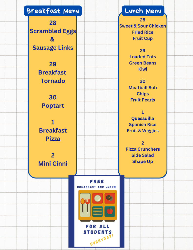 Weekly Menu