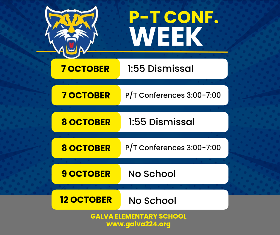 PT Conference Week Schedule