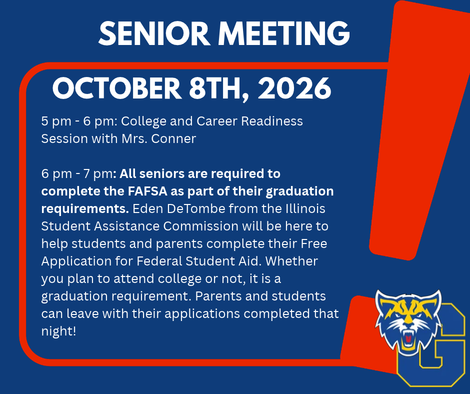 Class of 2027 Reminder 