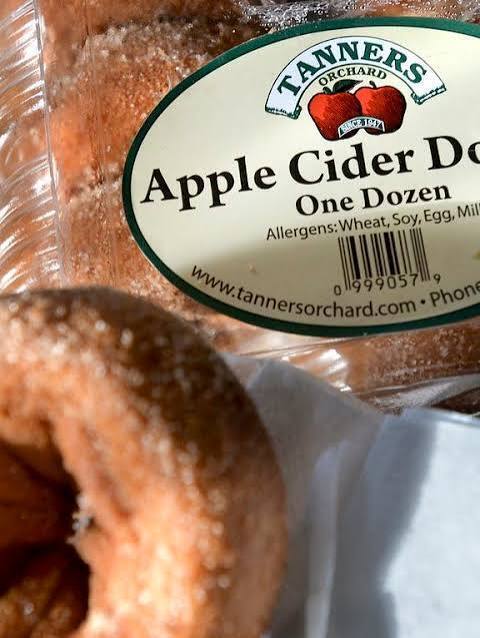 one dozen apple cider donuts