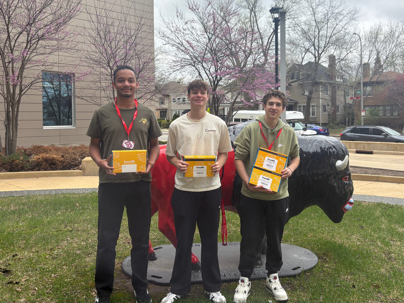 3 boys at bradley university