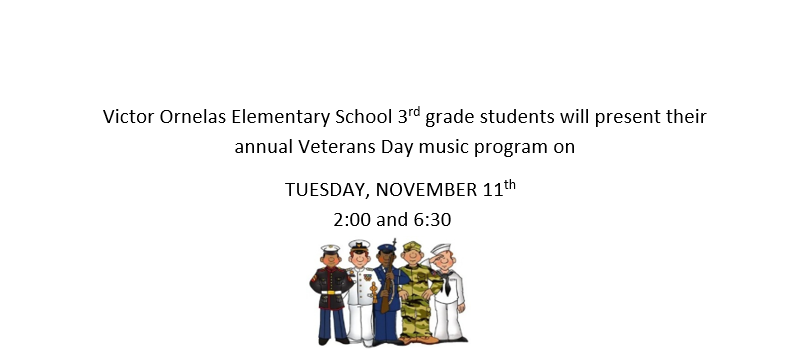 Veterans Day Music Program