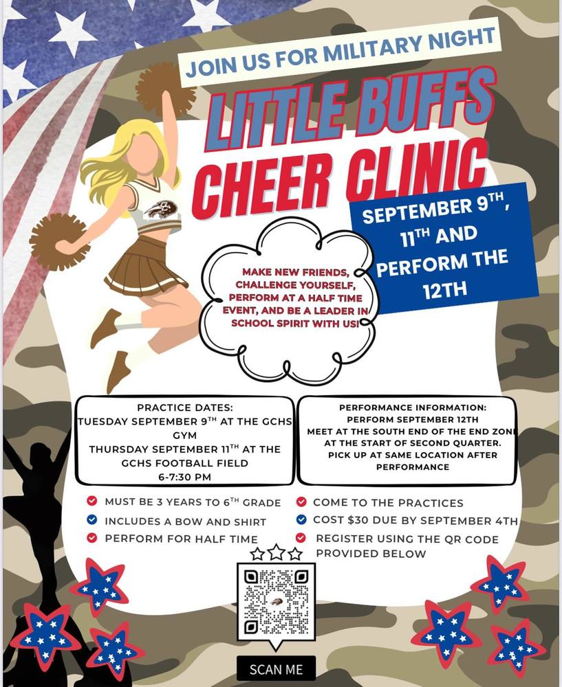 Little Buffs Cheer Clinic