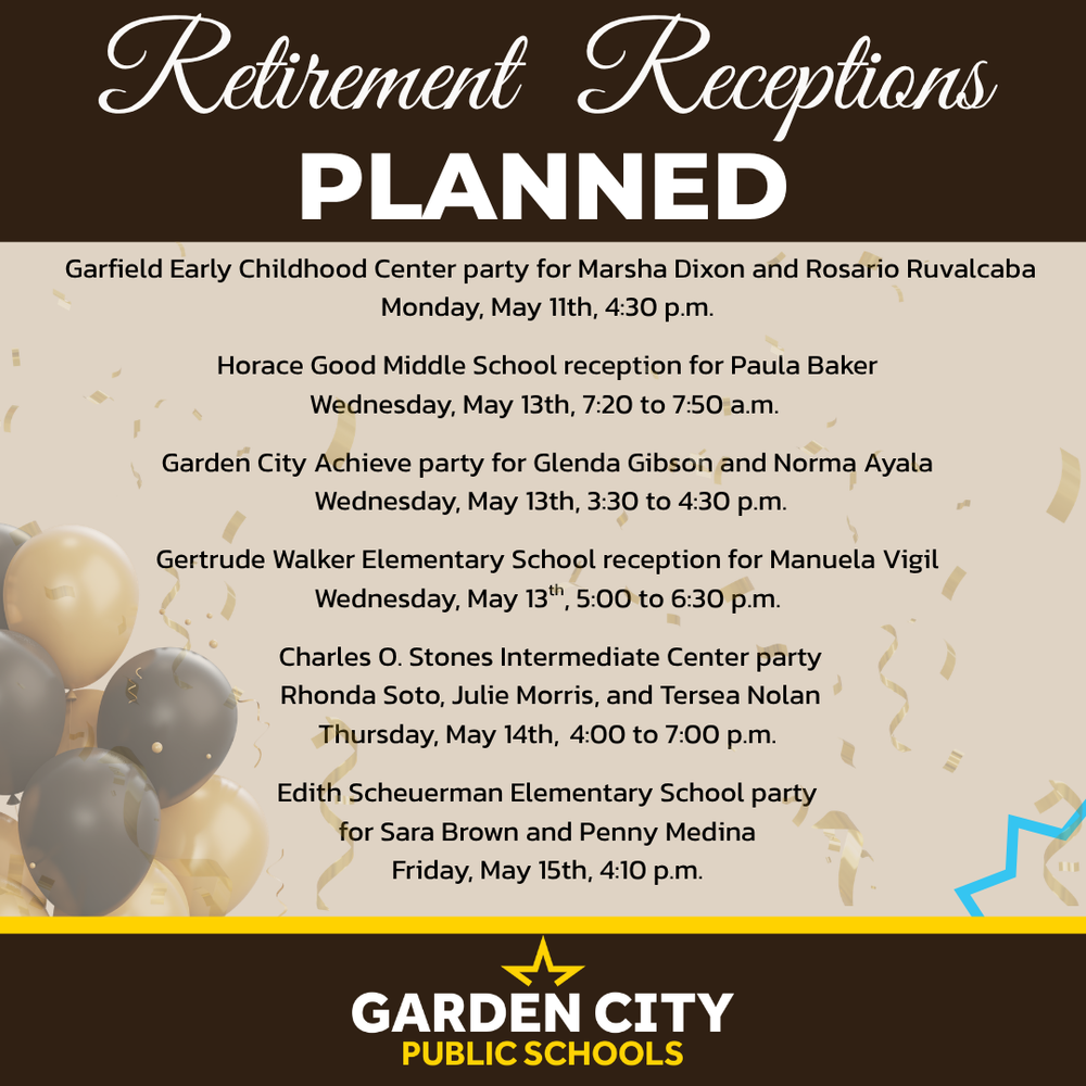 Retirement Receptions 