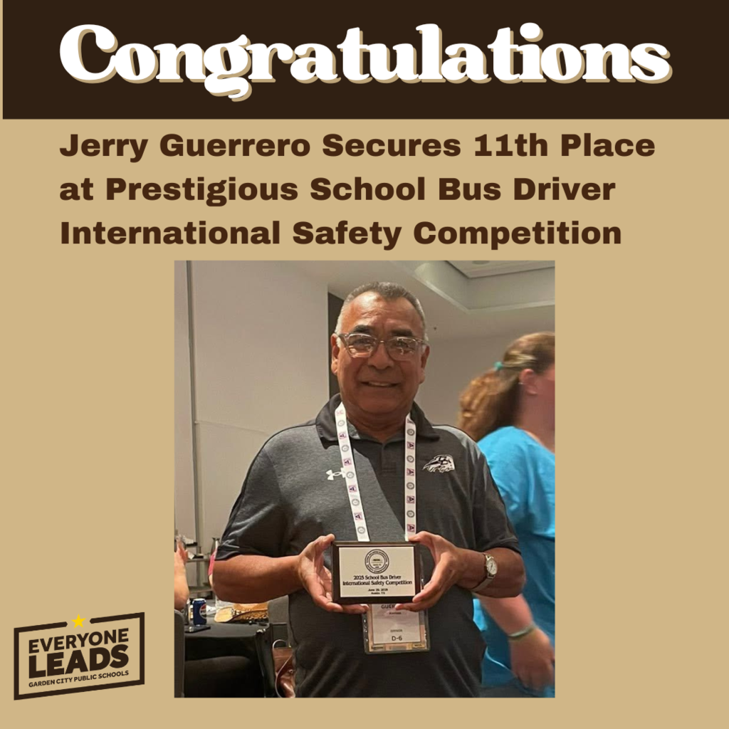 Congratulatons Jerry Guerrero
