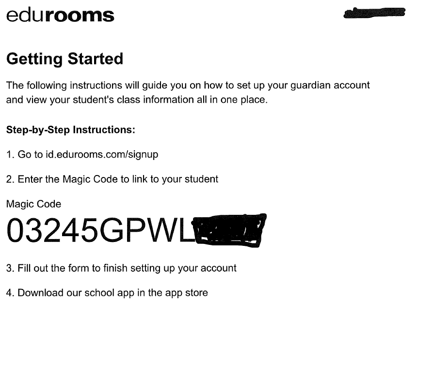 Example Thrillshare Rooms Invite