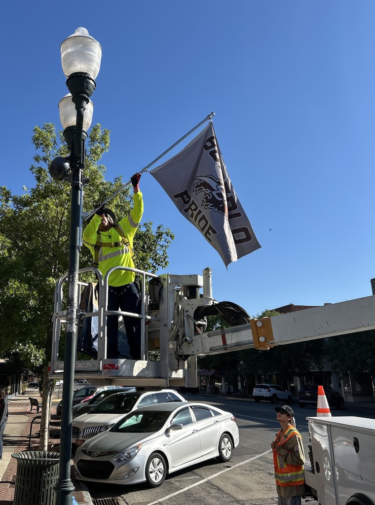 GCHS flags up on Main Street 