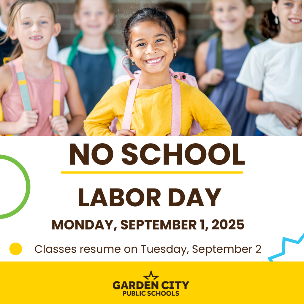 No School Monday for Labor Day