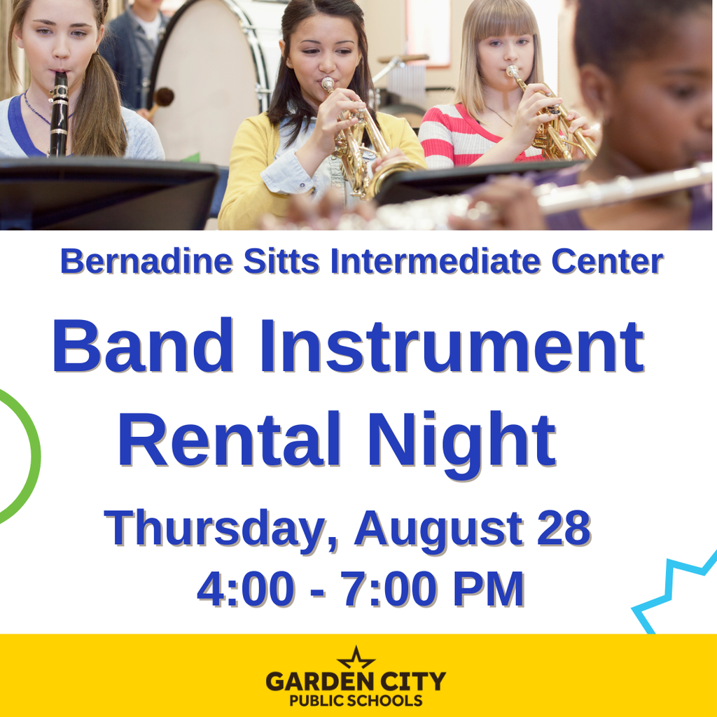 6th grade Band Instrument Rental Night