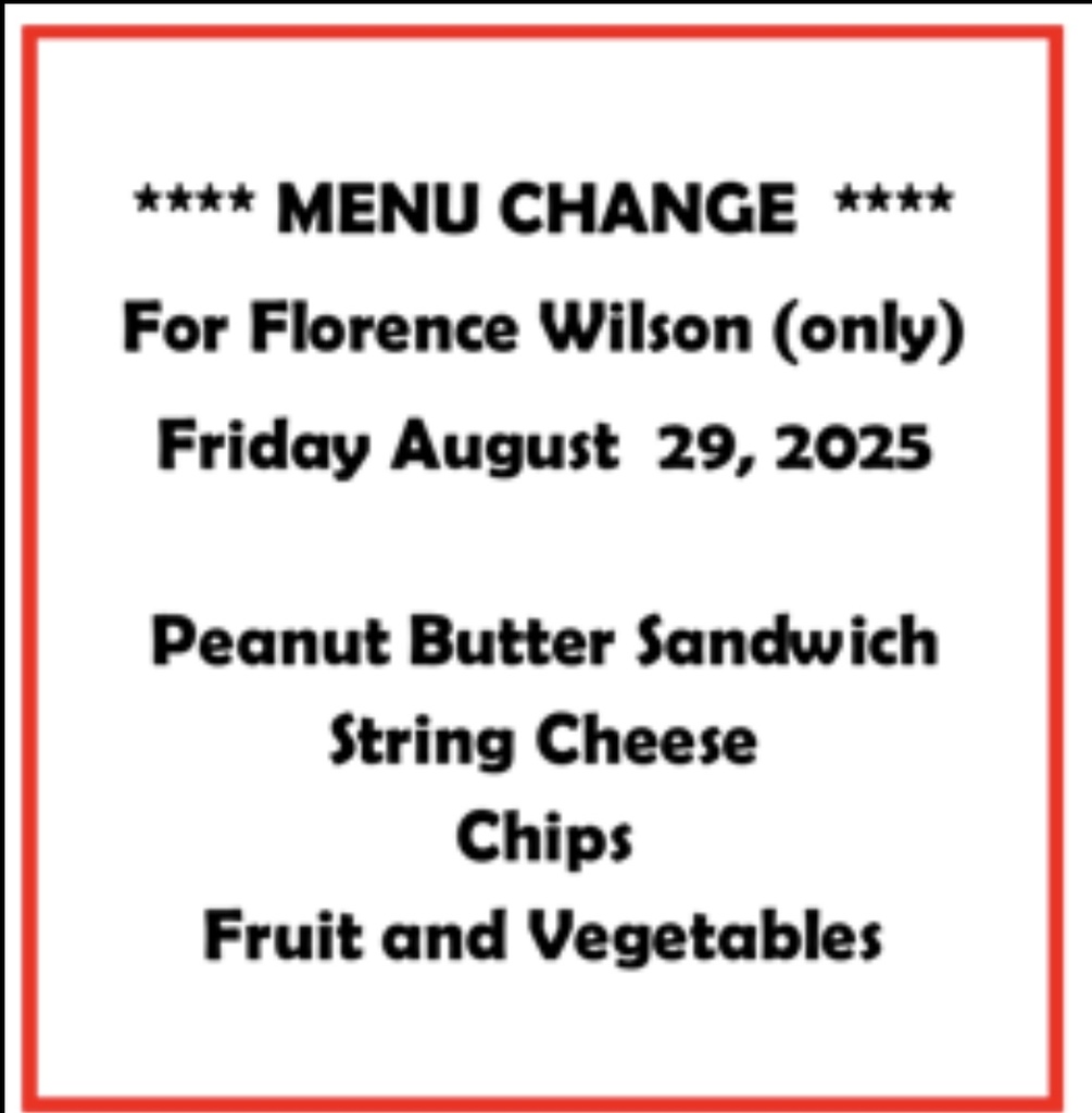 Menu Change