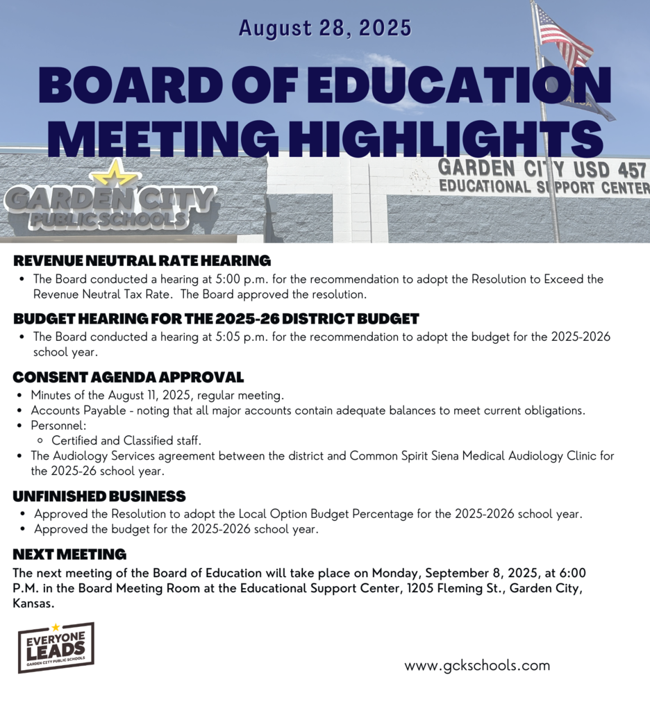 Board Meeting Recap