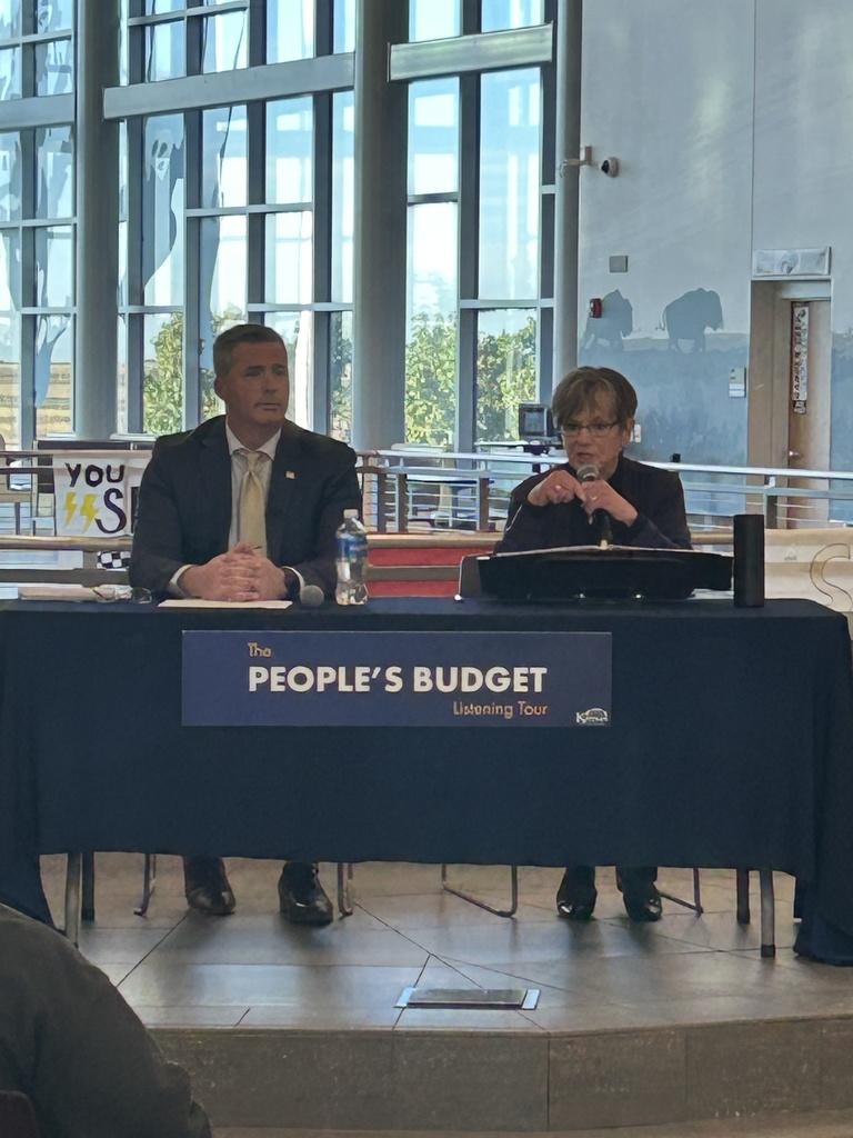 Governor Laura Kelly and Budget Director Proffitt