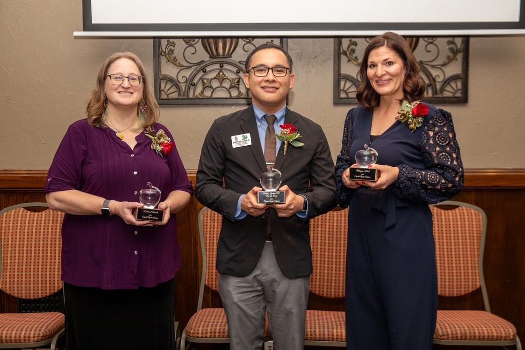 Crystal Apple Teacher Award 