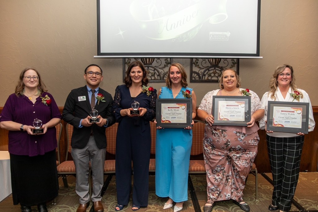 Crystal Apple Teacher Award 