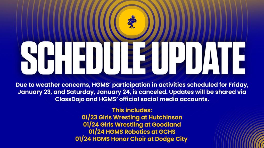 Schedule Update