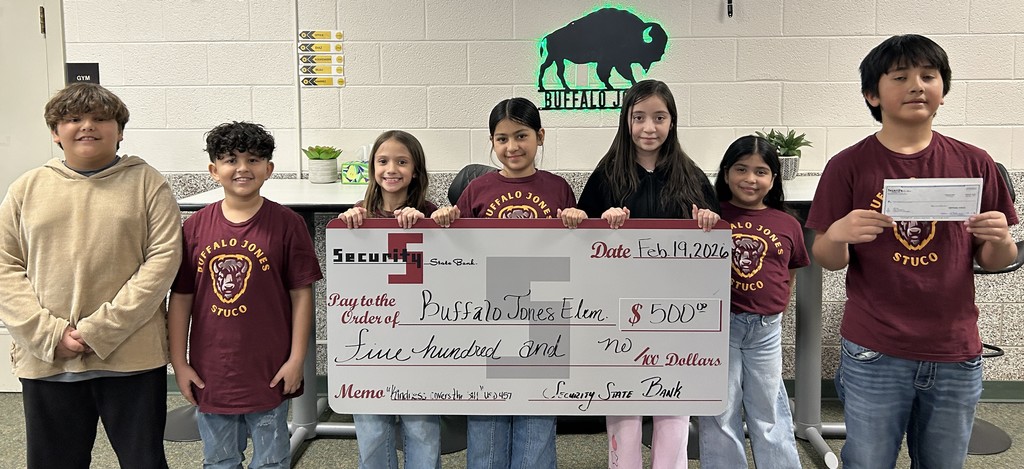 Buffalo Jones Check Presentation 