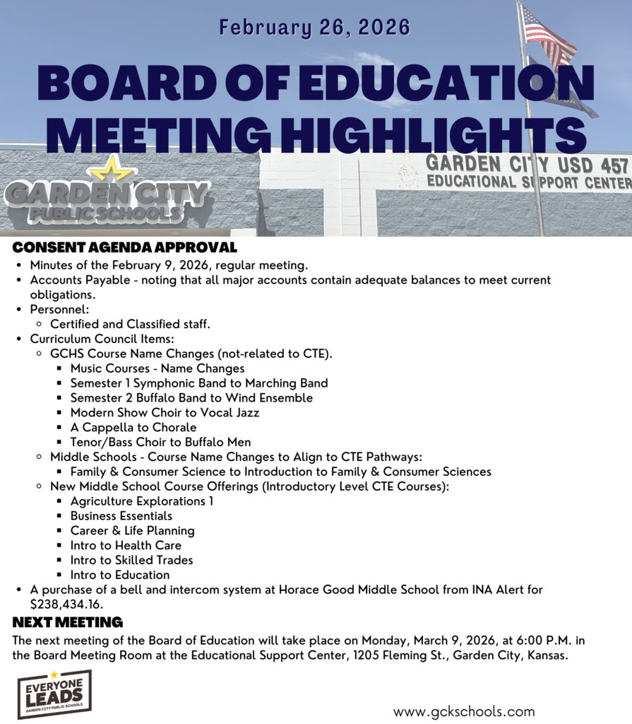 Recap Board of Education Meeting 