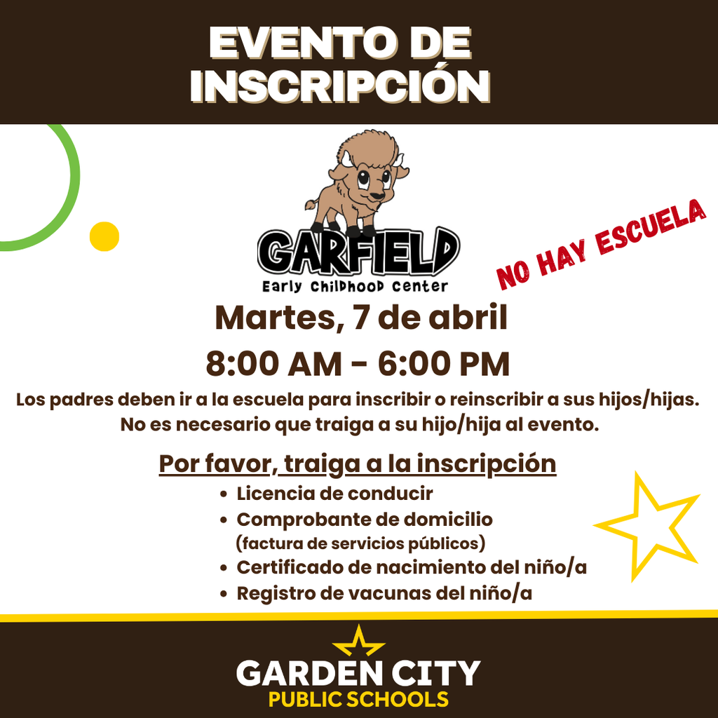 Garfield Enrollment Event 