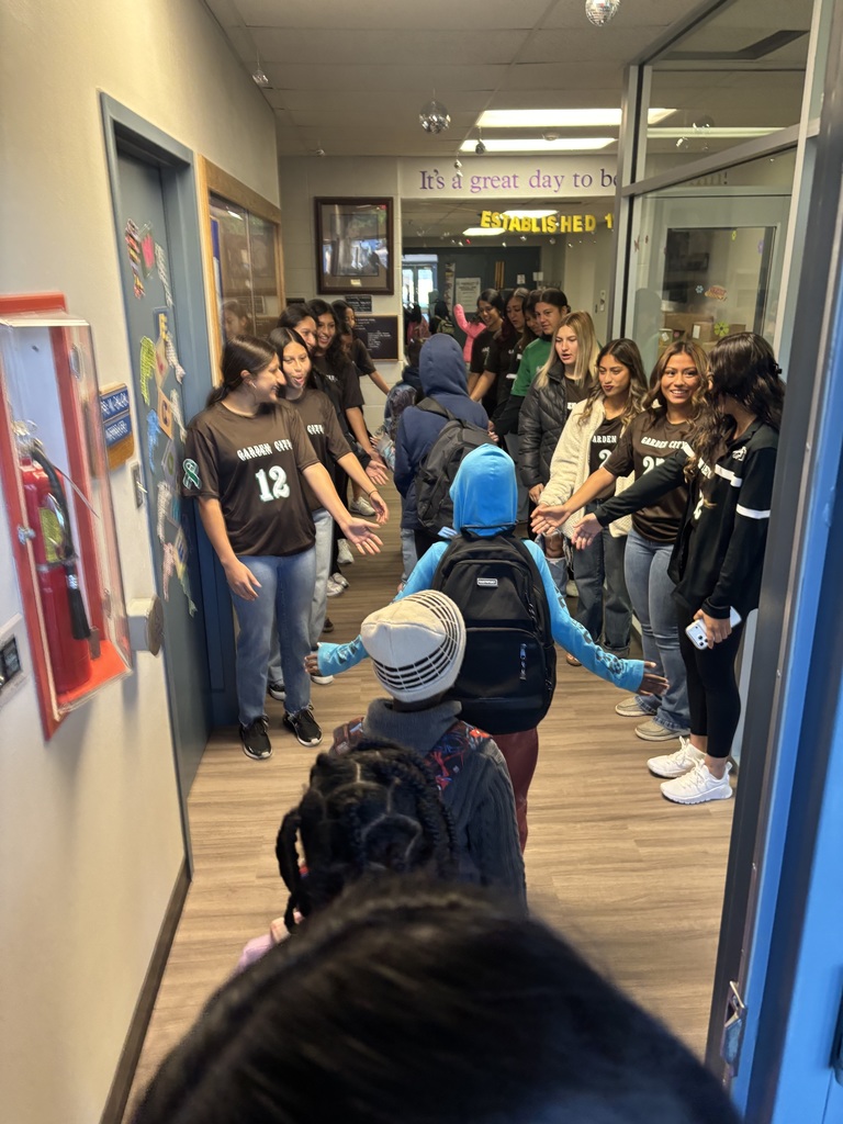 GCHS Lady Buffs at Gertrude Walker Elementary School 