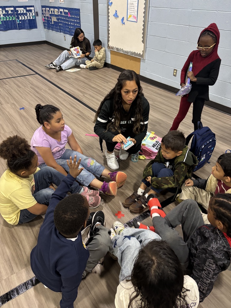 GCHS Lady Buffs at Gertrude Walker Elementary School 