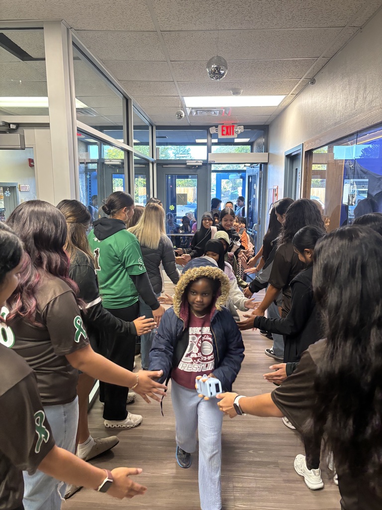 GCHS Lady Buffs at Gertrude Walker Elementary School 
