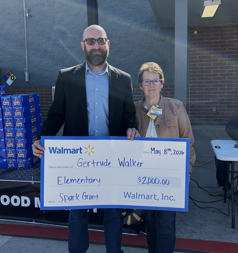 Gertrude Walker Receives Grant from Neighborhood Walmart 