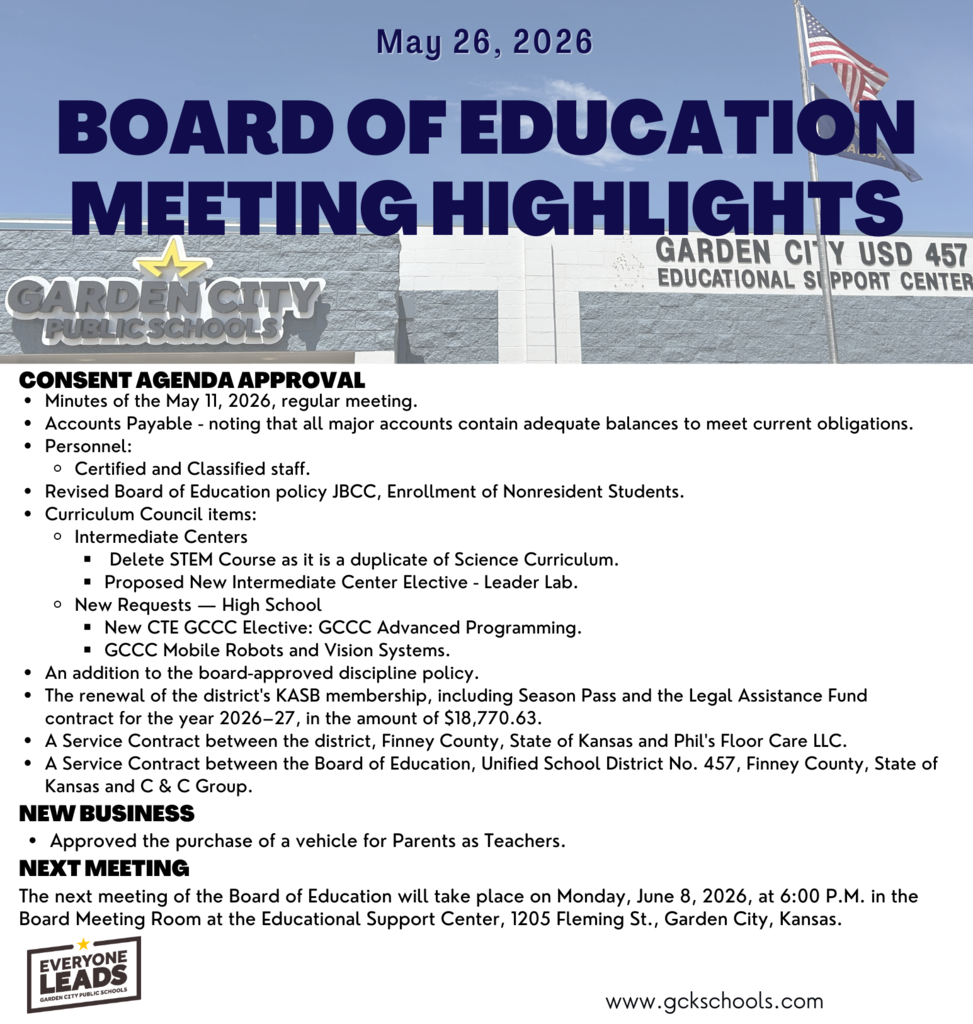 Recap Board of Education Meeting