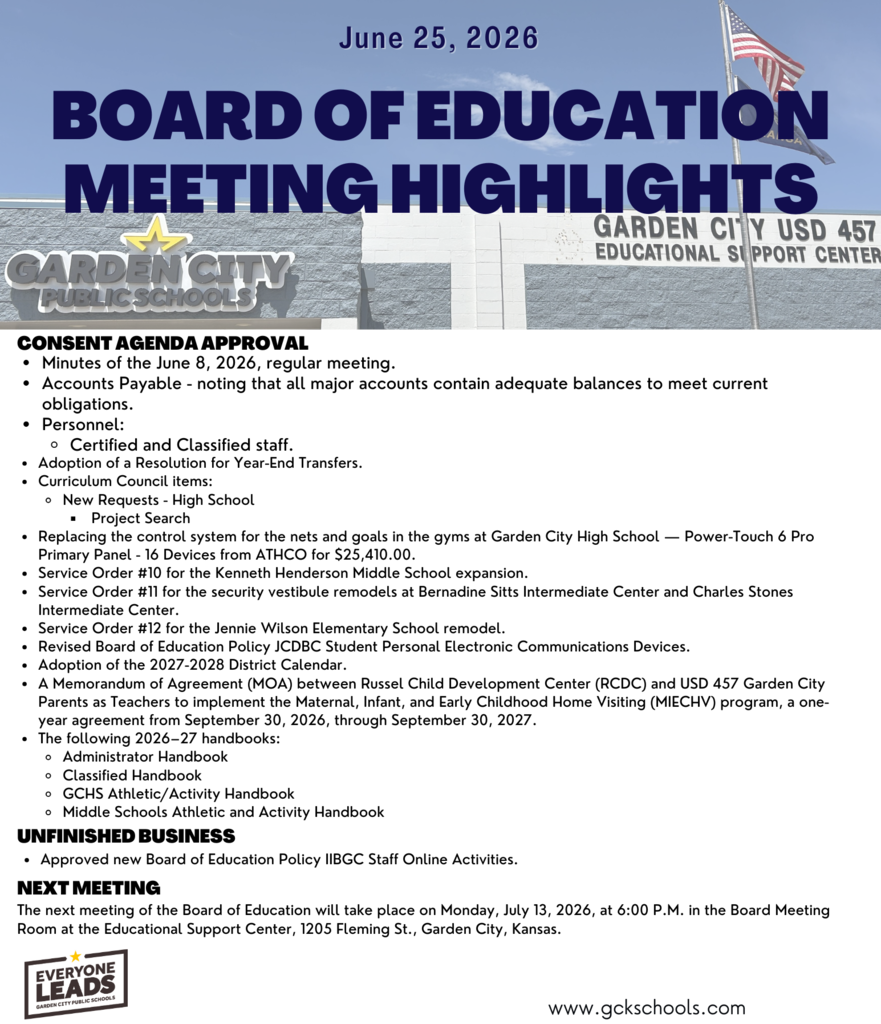 Board of Education Meeting 