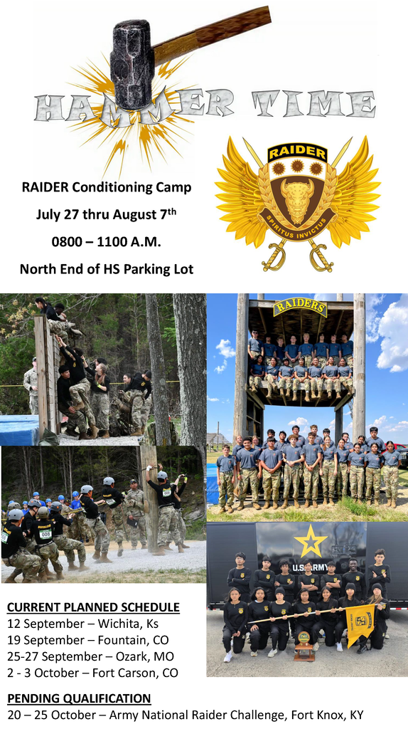 JROTC Hammer Time Camp