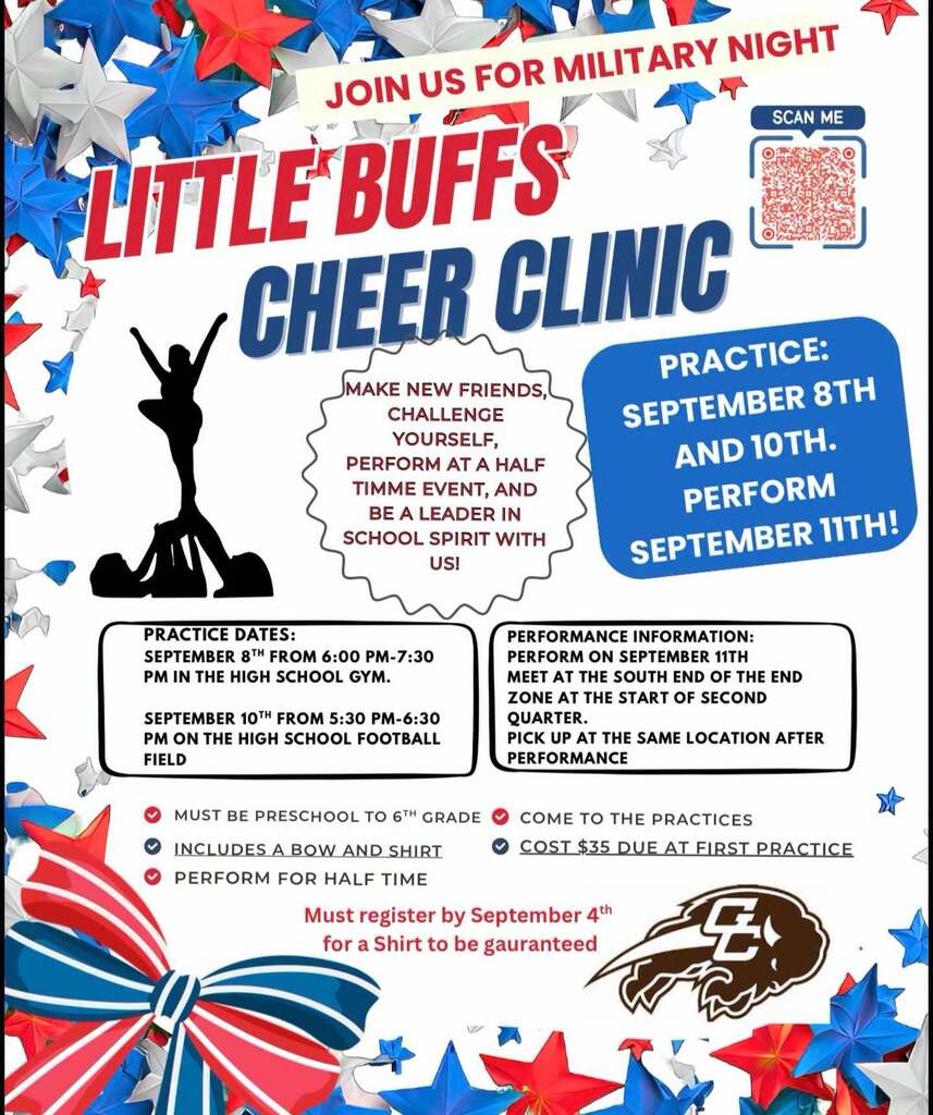 Little Buffs Cheer Clinic