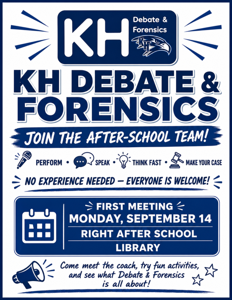 Debate and Forensics Meeting 