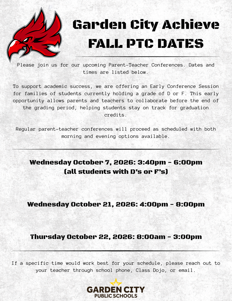 Fall PTC Times 26-27