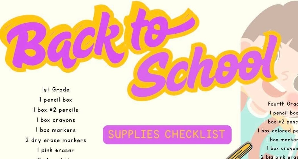 Supply list