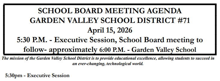 Board meeting on April 15, 2026
