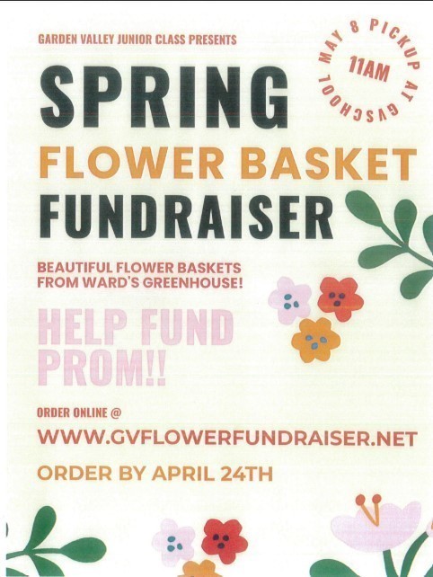 flower basket fundraiser