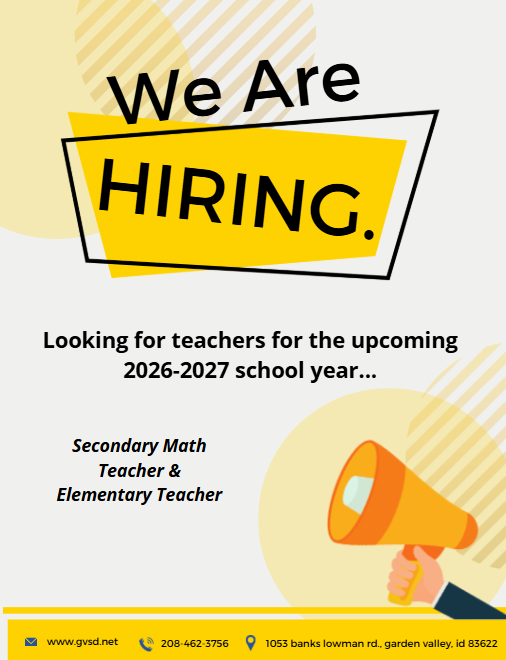 Seeking HSMS Math and Elementary teachers