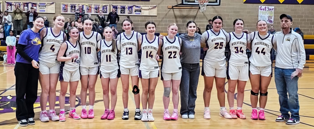 Girls basketball team photo