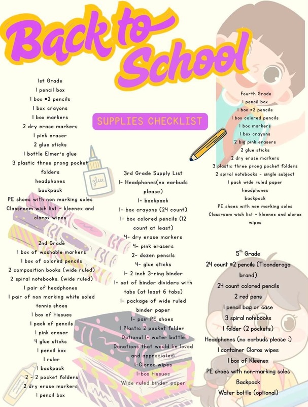 supply list 1