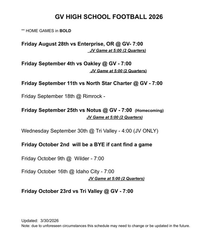 HS Football