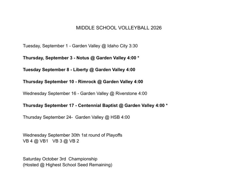 MS Volleyball