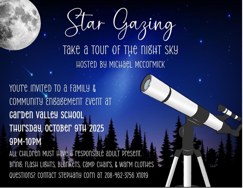 star gazing Oct 9