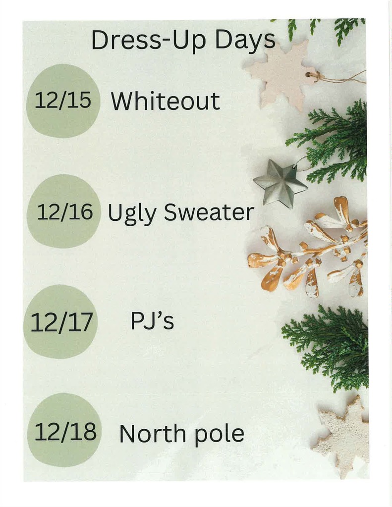 December Dress Up Days
