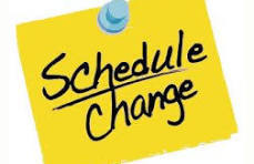 Basketball Schedule Change